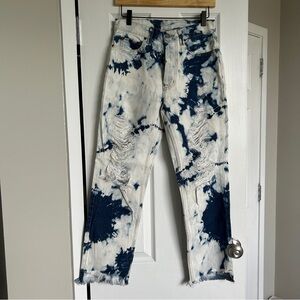 Carmar Jeans L Emelia Button Fly Distressed Non-Stretch size 27 Women's